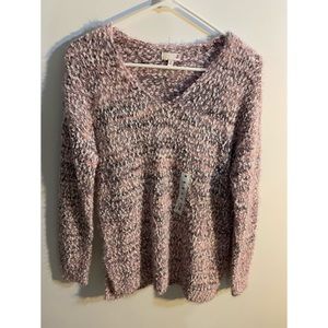 Pink and grey sweater